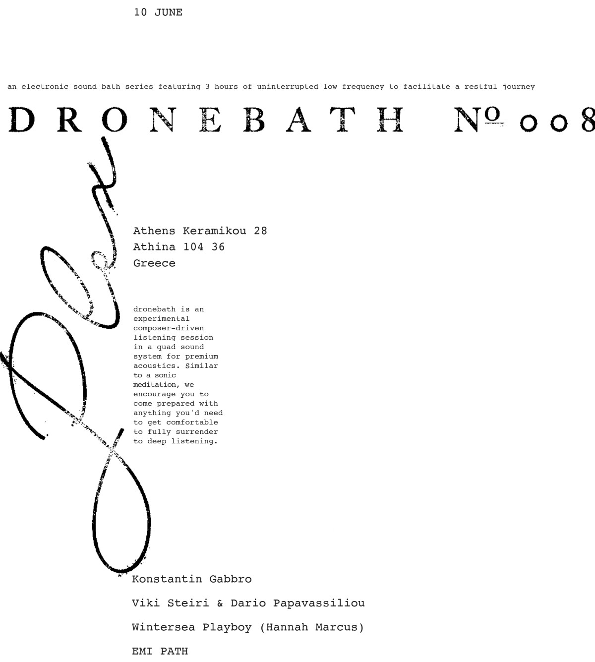 Poster for Dronebath Athens