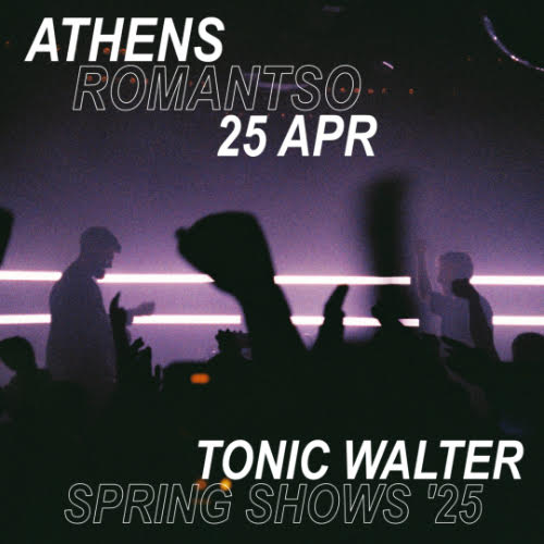 Poster for TONIC WALTER at Romantso (Opening act: Angara)