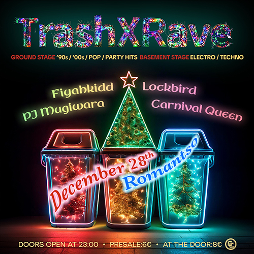 Poster for TRASH x RAVE XMAS