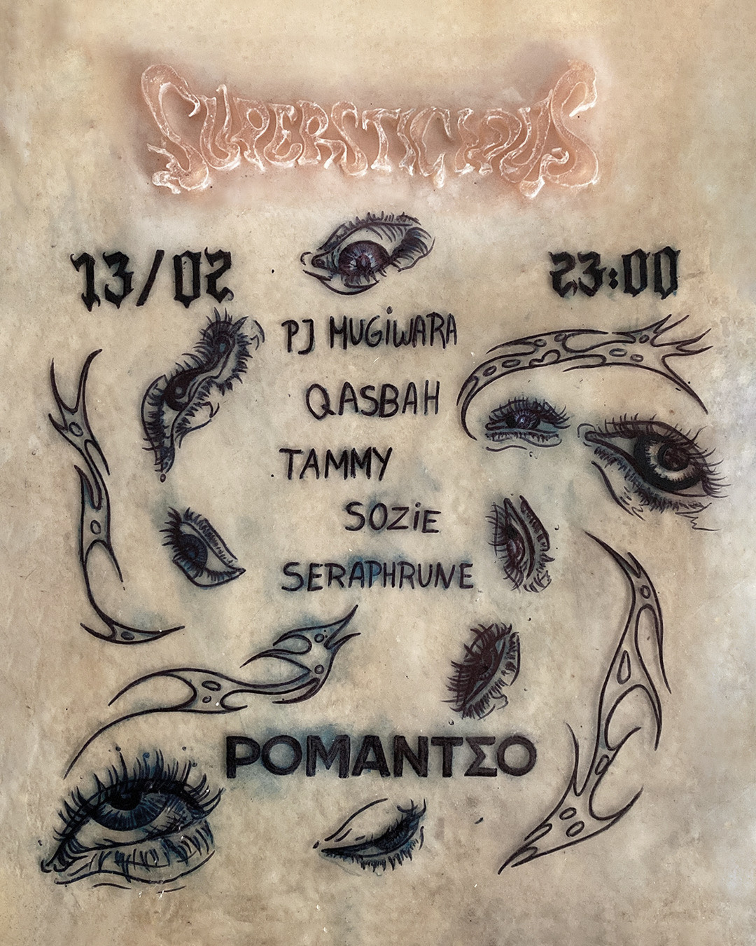 Poster for SUPERSTICIOUS