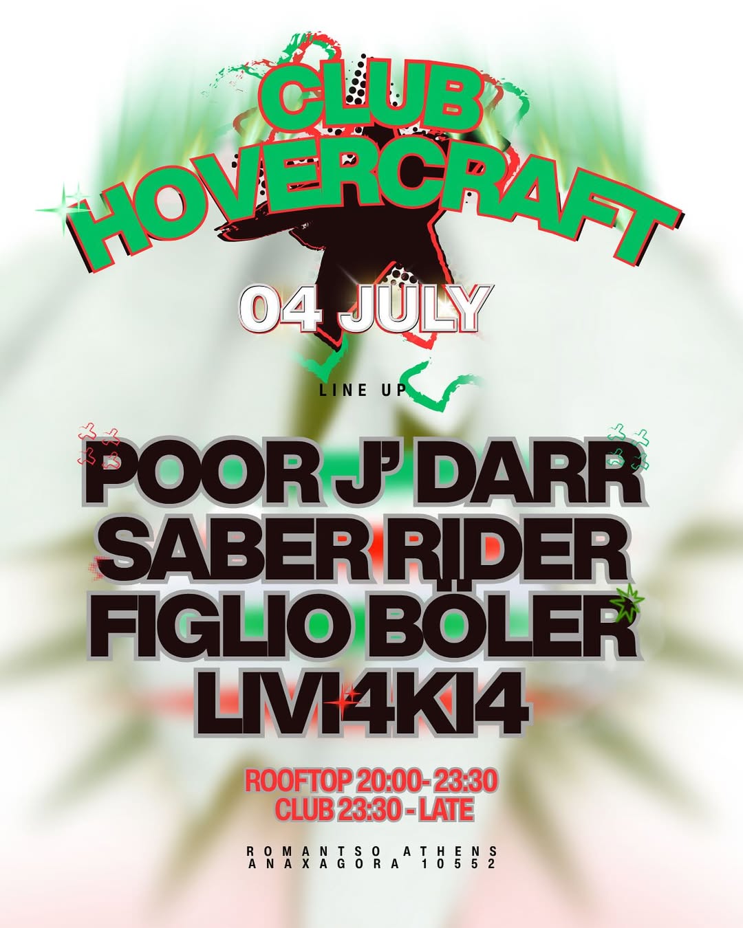 Poster for CLUB HOVERCRAFT ATHENS