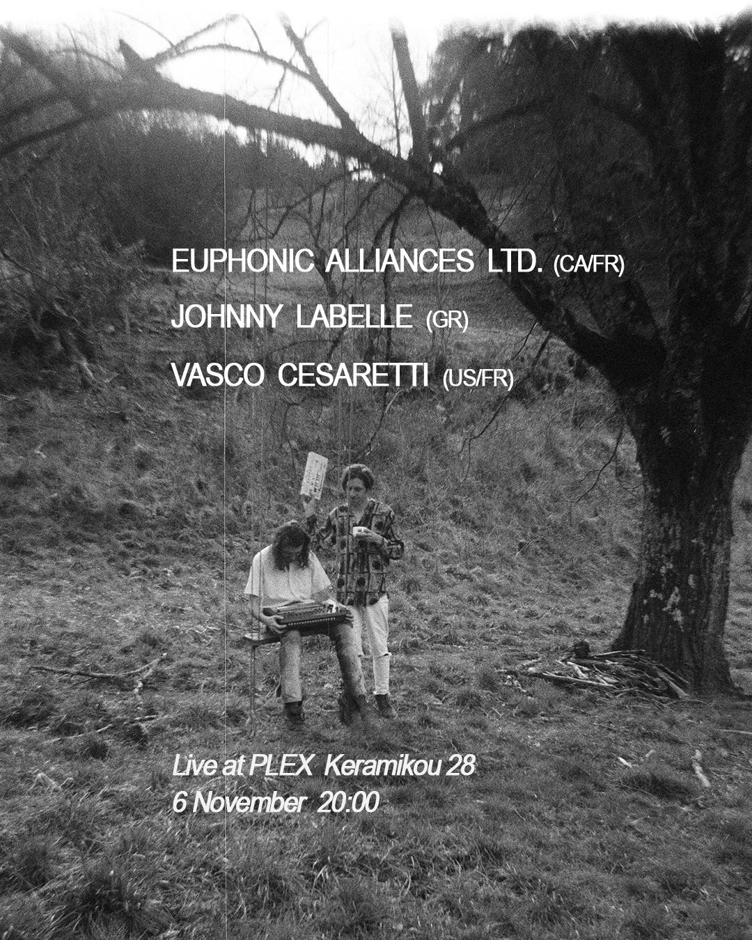 Poster for  EUPHONIC ALLIANCES LTD, JOHNNY LABELLE, VASCO CESARETTI