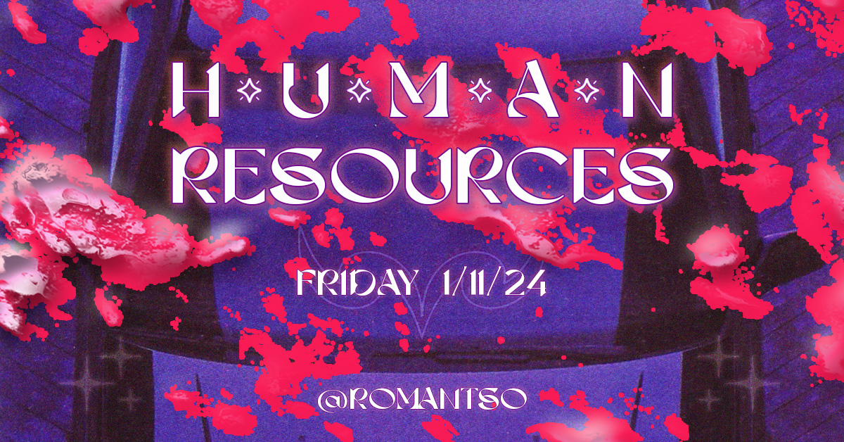 Poster for HUMAN RESOURCES @ ROMANTSO
