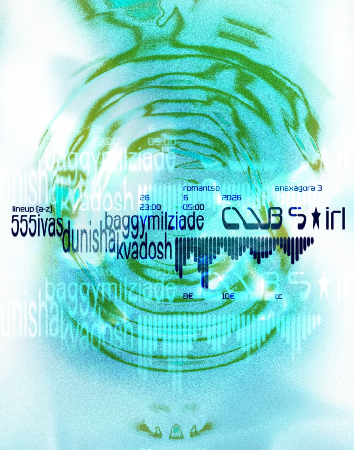 Poster for CLUB 5 ✮ IRL