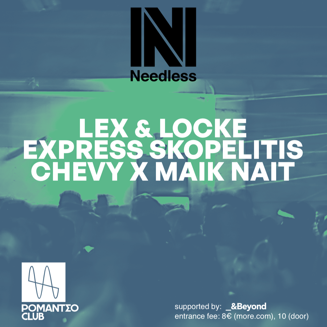 Poster for Needless Club Night at Romantso