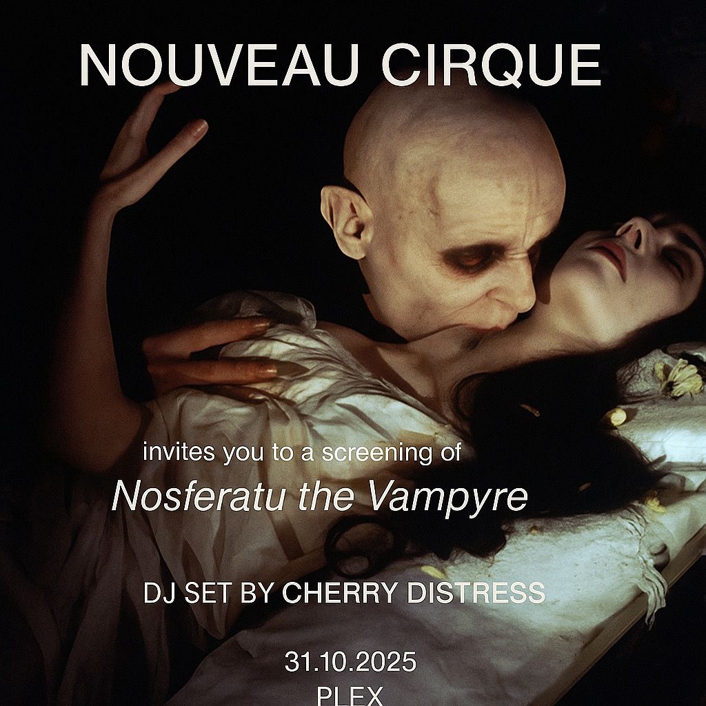Poster for Werner Herzogs - Nosferatu  - Followed by Dj  Cherry Distress