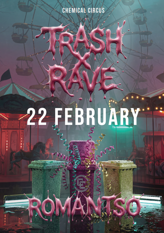 Poster for Trash X Rave Carnival Edition