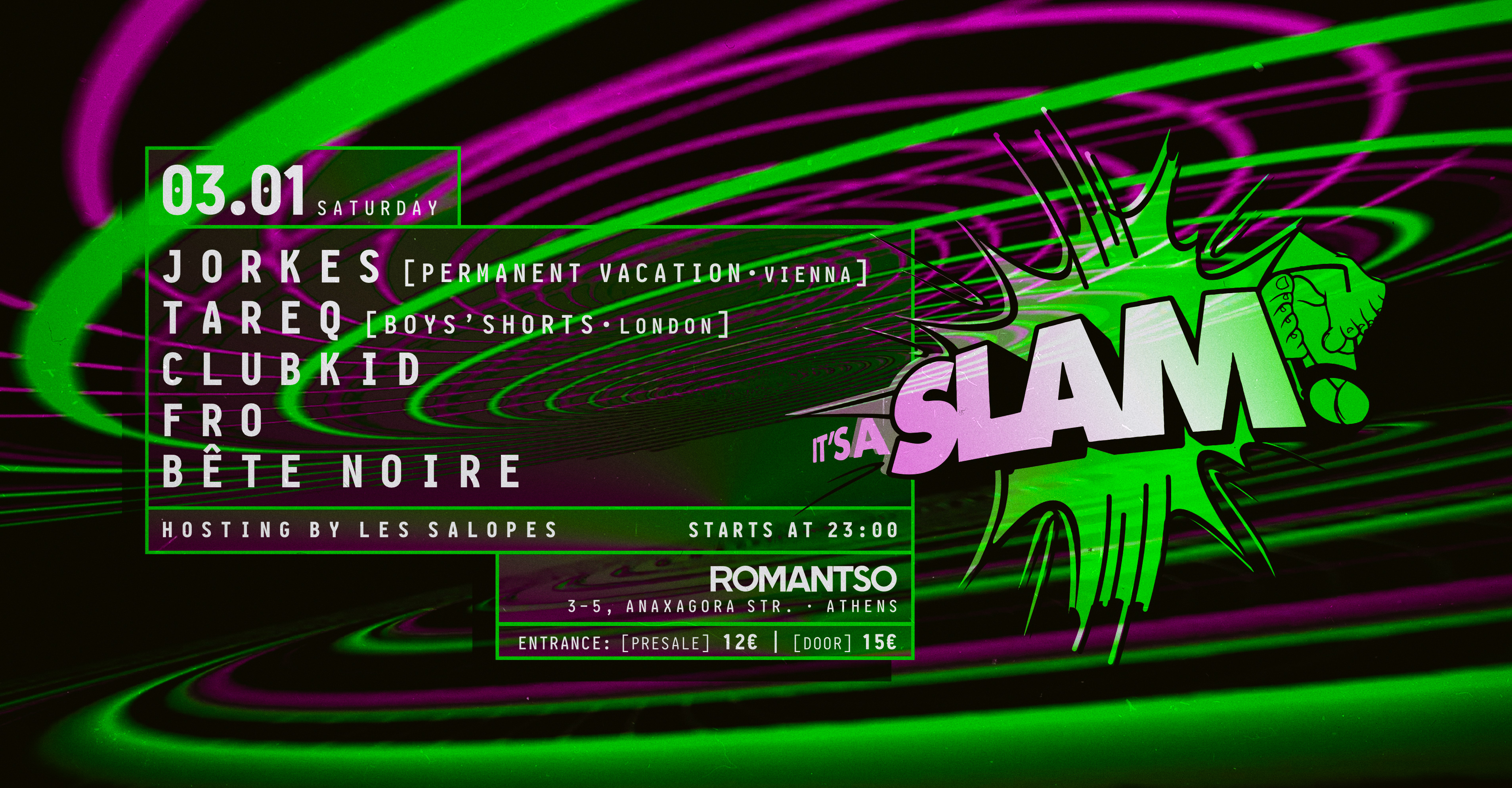 Poster for Slam! at Romantso