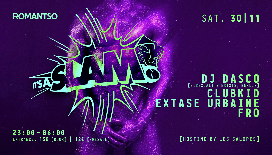 Poster for Slam! w/ DJ DASCO (Berlin) at Romantso