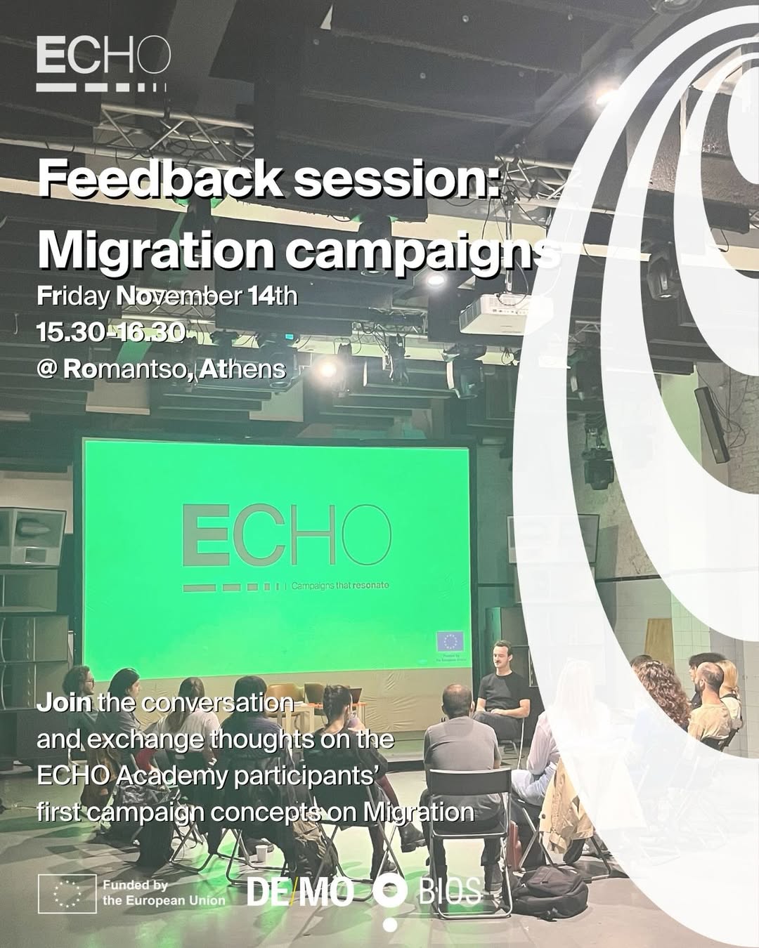 Poster for Feedback Session of ECHO Academy