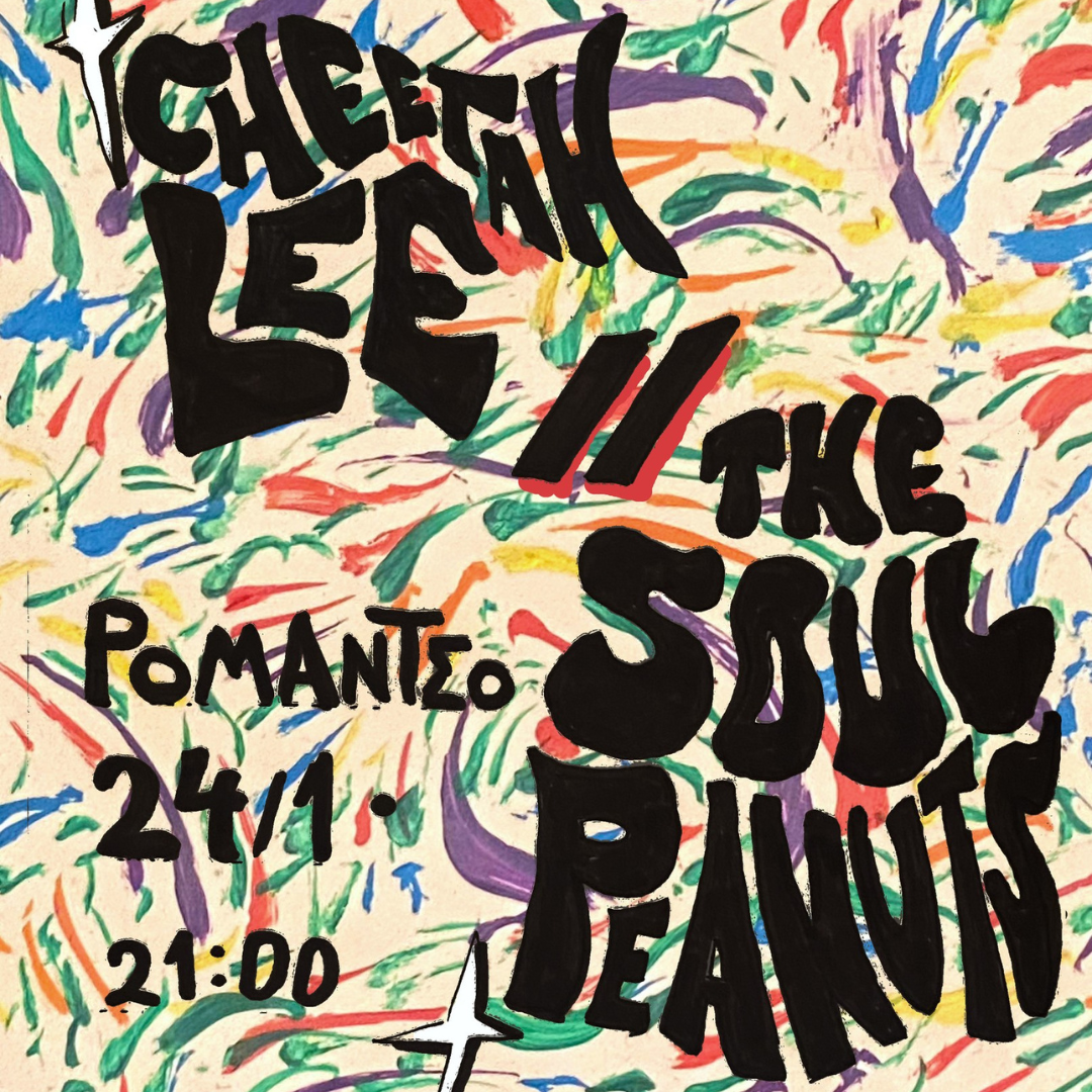 Poster for Cheetah Lee & The Soul Peanuts //  24.01